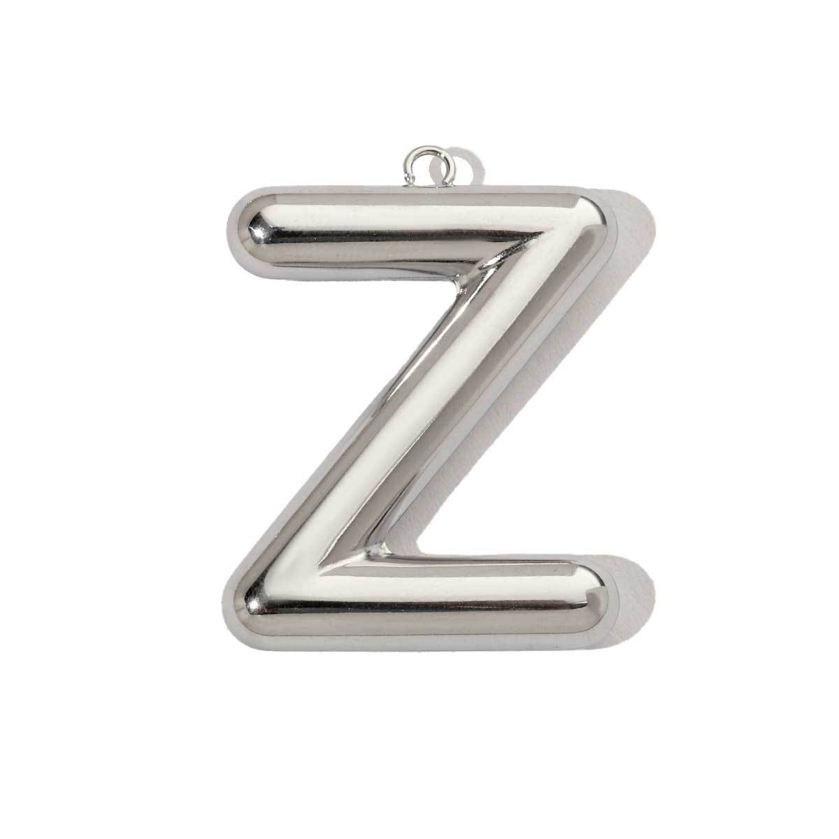 6pcs/pack French Retro Mirror Polish Stainless Steel Capital Letter Charms A-Z Name Necklace Pendant DIY Jewelry
