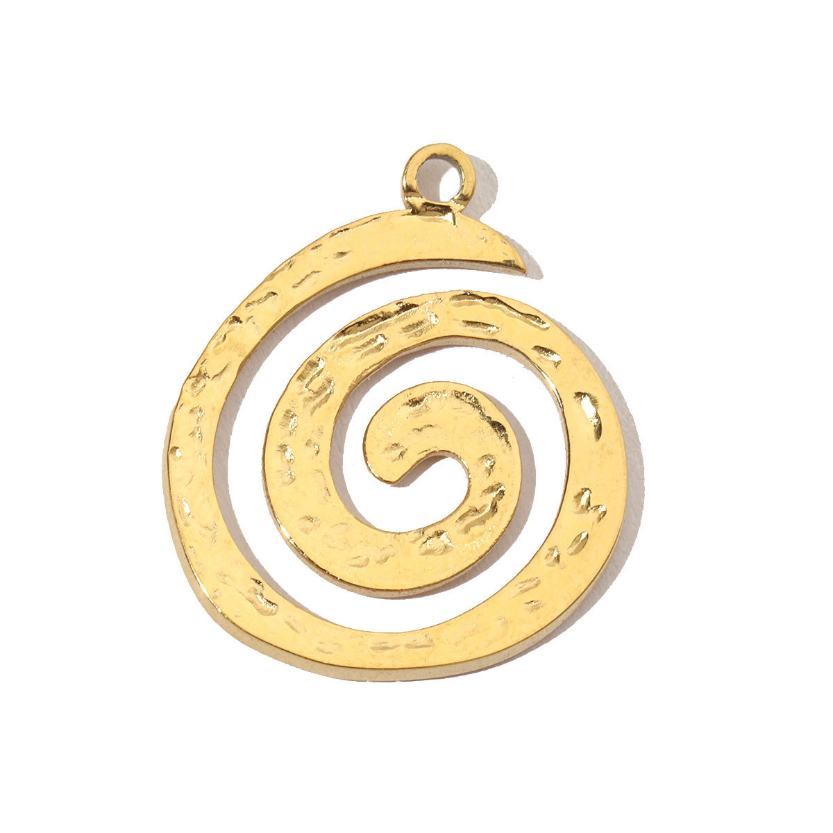 6pcs/pack French Retro Starfish Conch DIY Charms 14K Gold Plated Crescent Rose Necklace Pendant For Stainless Steel Jewelry Making