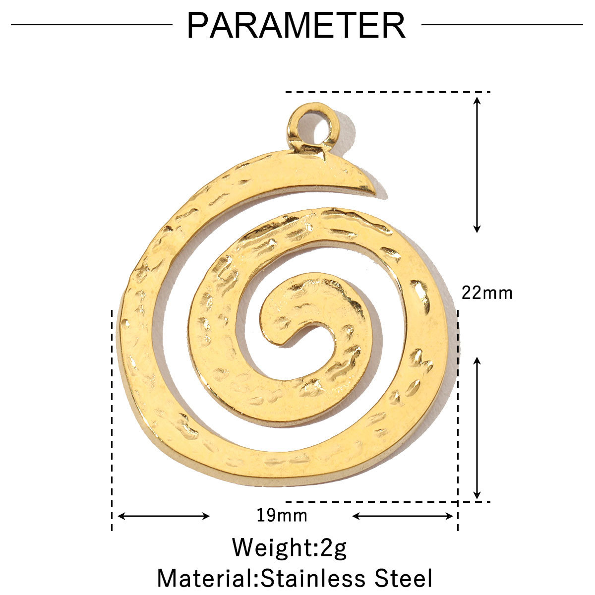 6pcs/pack French Retro Starfish Conch DIY Charms 14K Gold Plated Crescent Rose Necklace Pendant For Stainless Steel Jewelry Making