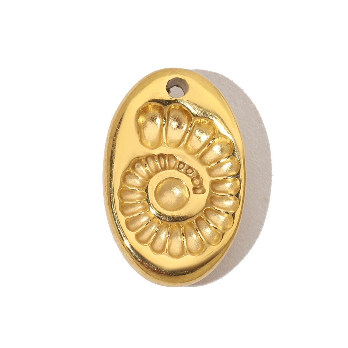 6pcs/pack French Retro Starfish Conch DIY Charms 14K Gold Plated Crescent Rose Necklace Pendant For Stainless Steel Jewelry Making