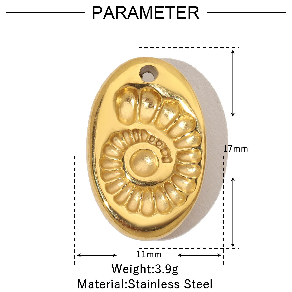 6pcs/pack French Retro Starfish Conch DIY Charms 14K Gold Plated Crescent Rose Necklace Pendant For Stainless Steel Jewelry Making