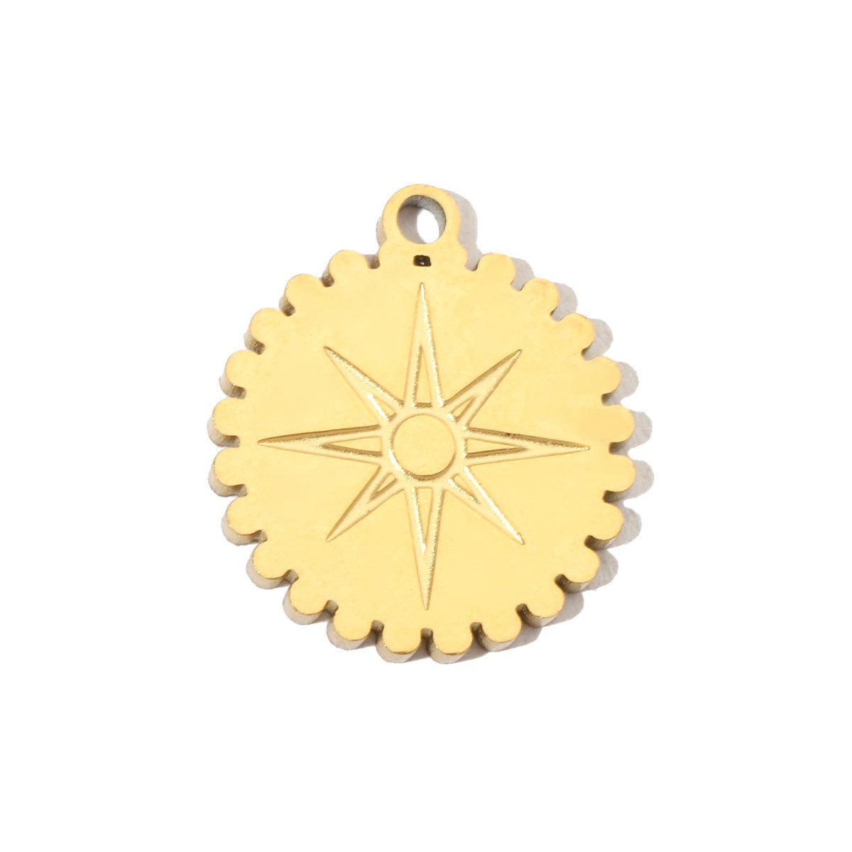 6pcs/pack Retro Life Tree Gourd DIY Bracelets Charms Gourd Evil Eye Sun Star Neaclace Pendant Female Stainless Steel 14K Gold Color Earrings Making Jewelry