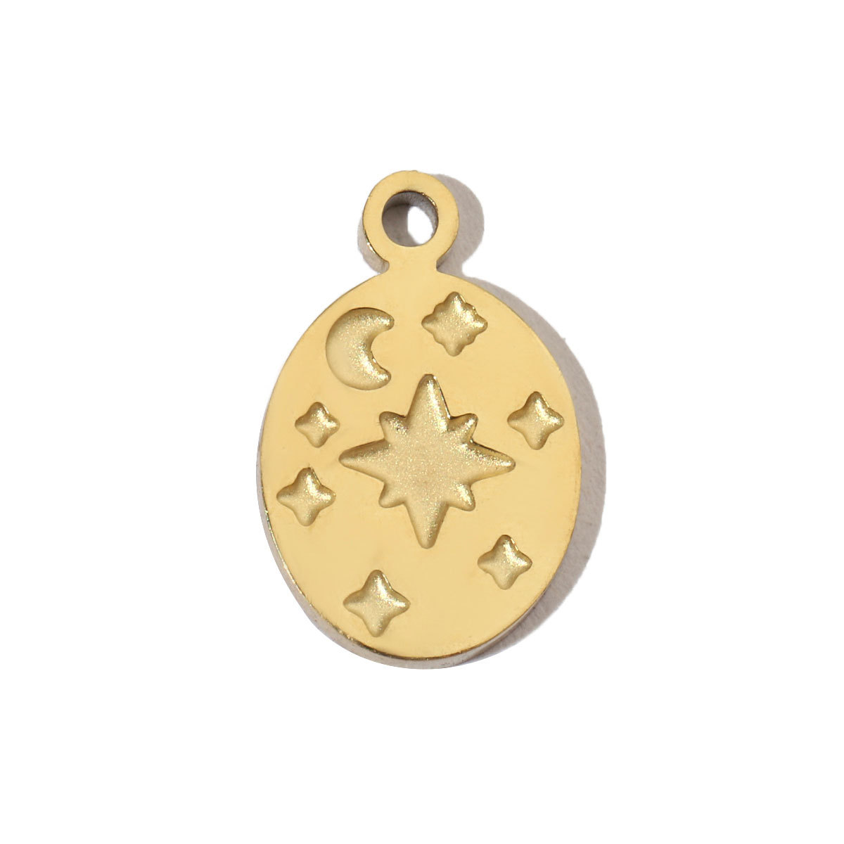 6pcs/pack Retro Life Tree Gourd DIY Bracelets Charms Gourd Evil Eye Sun Star Neaclace Pendant Female Stainless Steel 14K Gold Color Earrings Making Jewelry