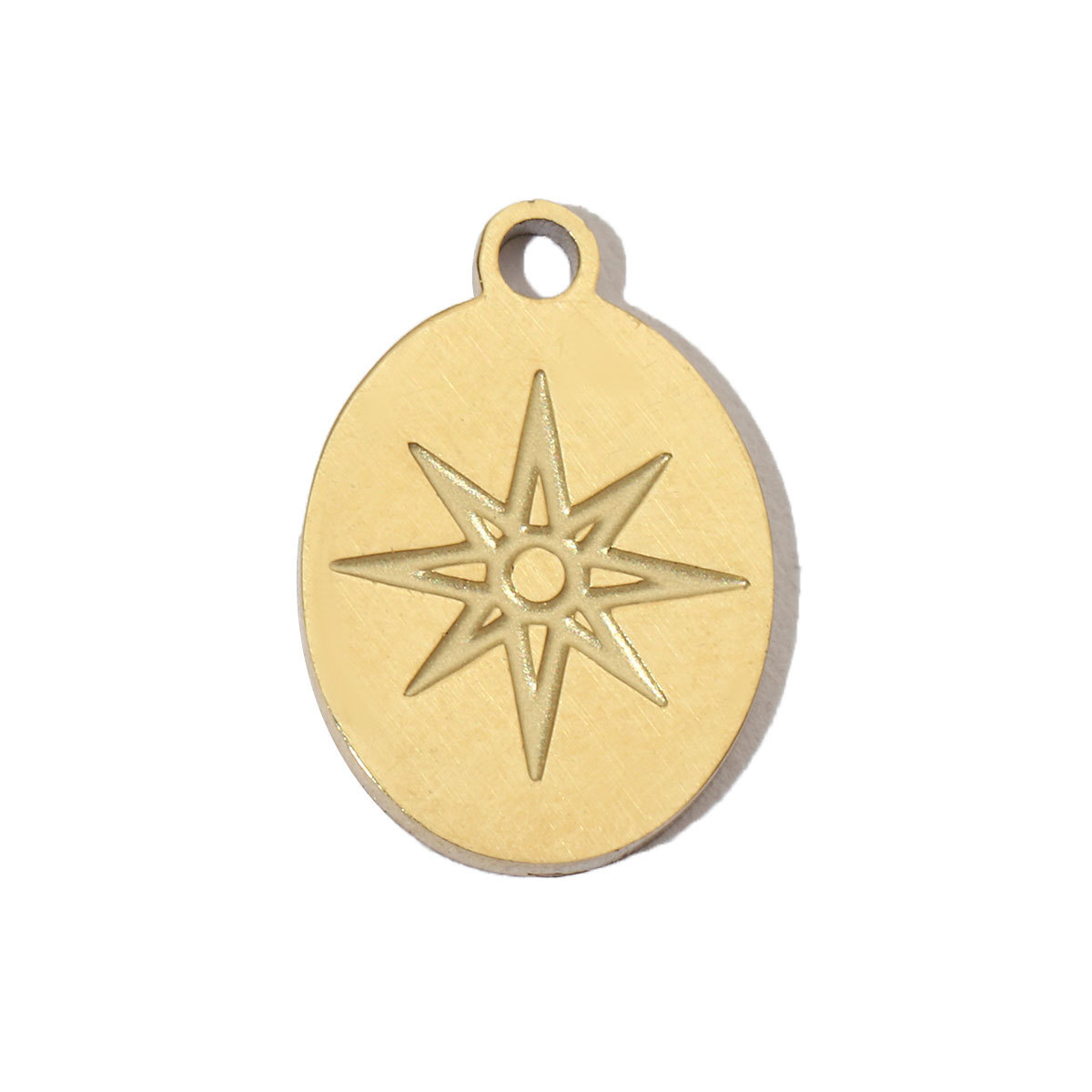 6pcs/pack Retro Life Tree Gourd DIY Bracelets Charms Gourd Evil Eye Sun Star Neaclace Pendant Female Stainless Steel 14K Gold Color Earrings Making Jewelry