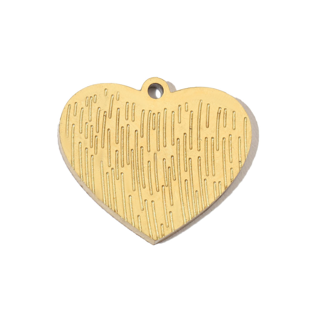 6pcs/pack Stainless Steel 14K Gold Plated Retro Love Mom Heart DIY Charms Lock Eye Neaclace Pendant Female Jewelry Wholesale