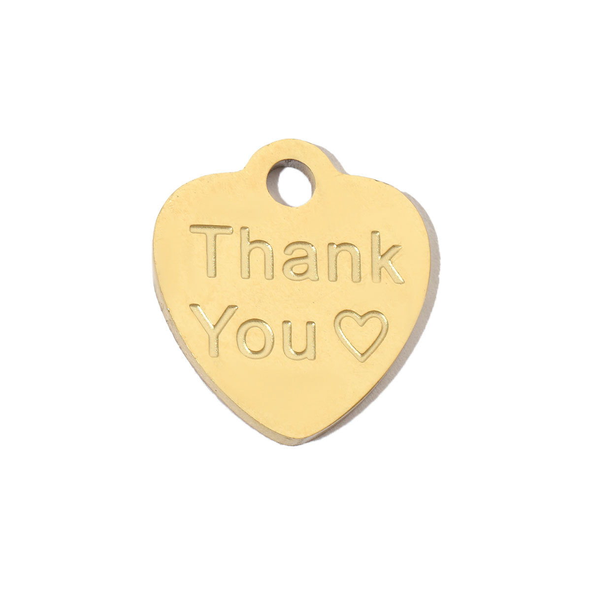 6pcs/pack Stainless Steel 14K Gold Plated Retro Love Mom Heart DIY Charms Lock Eye Neaclace Pendant Female Jewelry Wholesale
