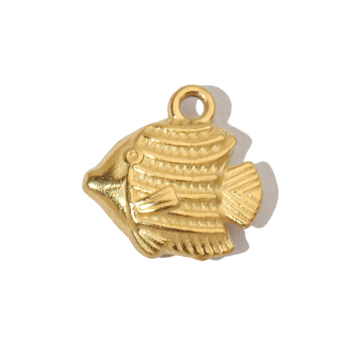 6pcs/pack Stainless Steel 14K Gold Plated Retro Love Mom Heart DIY Charms Lock Eye Neaclace Pendant Female Jewelry Wholesale