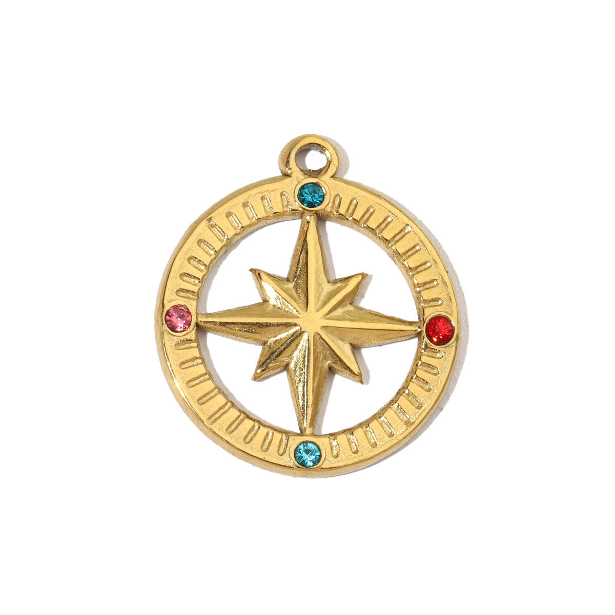 6pcs/pack Enamel Evil Eye Crab Butterfly Dog DIY Charms Women Stainless Steel Gold Plated Palm Tree Snake Neaclace Pendant Wholesale Jewelry Making