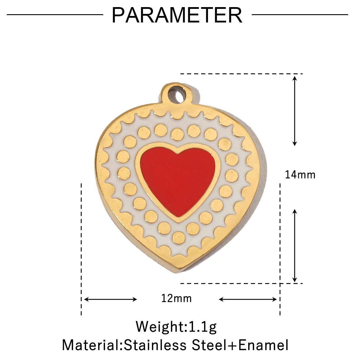 6pcs/pack Enamel Evil Eye Crab Butterfly Dog DIY Charms Women Stainless Steel Gold Plated Palm Tree Snake Neaclace Pendant Wholesale Jewelry Making