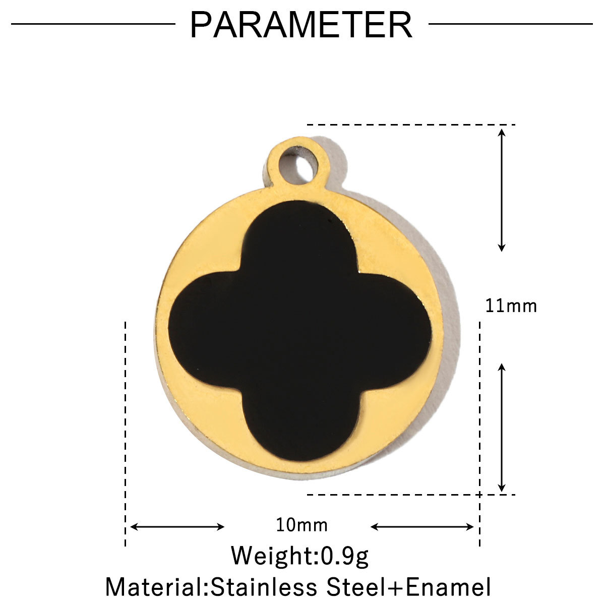 6pcs/pack Enamel Evil Eye Crab Butterfly Dog DIY Charms Women Stainless Steel Gold Plated Palm Tree Snake Neaclace Pendant Wholesale Jewelry Making