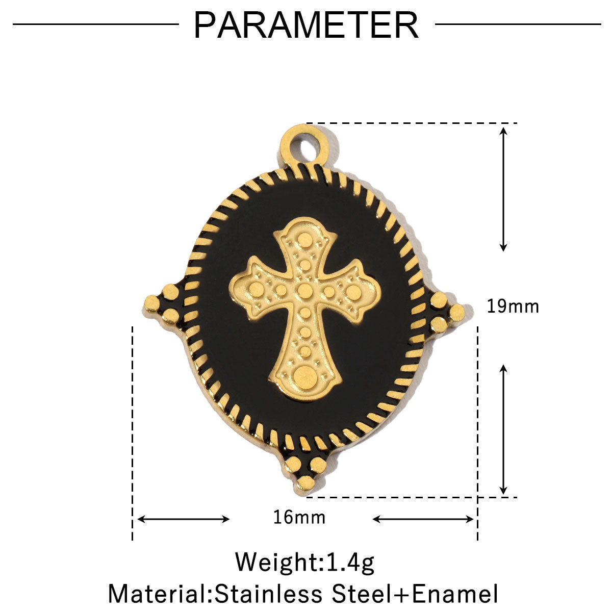 6pcs/pack Enamel Evil Eye Crab Butterfly Dog DIY Charms Women Stainless Steel Gold Plated Palm Tree Snake Neaclace Pendant Wholesale Jewelry Making