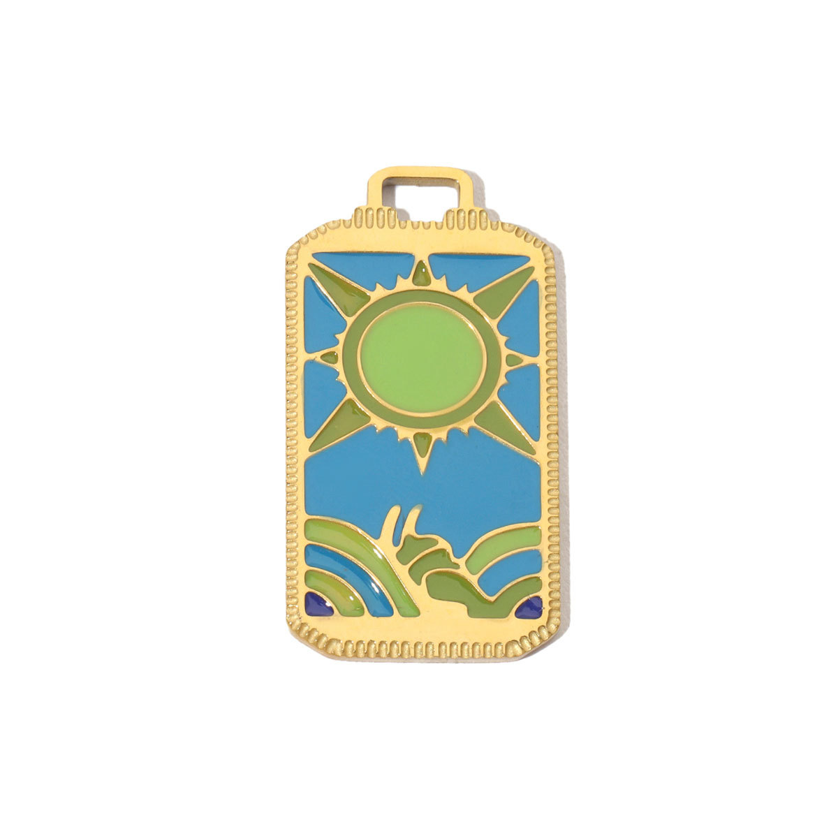 6pcs/pack Enamel Elephant Hamsa Hand Stainless Steel DIY Charms Women Heart Sun Shell Turtle Bee Neaclace Pendant Jewelry Making
