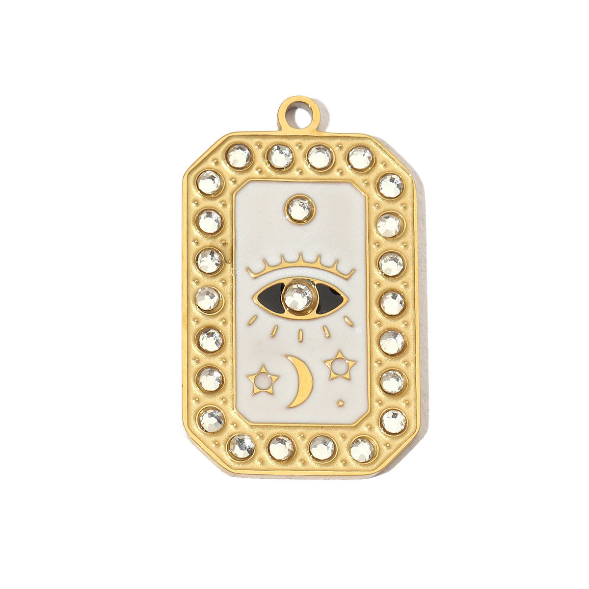 6pcs/pack Enamel Elephant Hamsa Hand Stainless Steel DIY Charms Women Heart Sun Shell Turtle Bee Neaclace Pendant Jewelry Making
