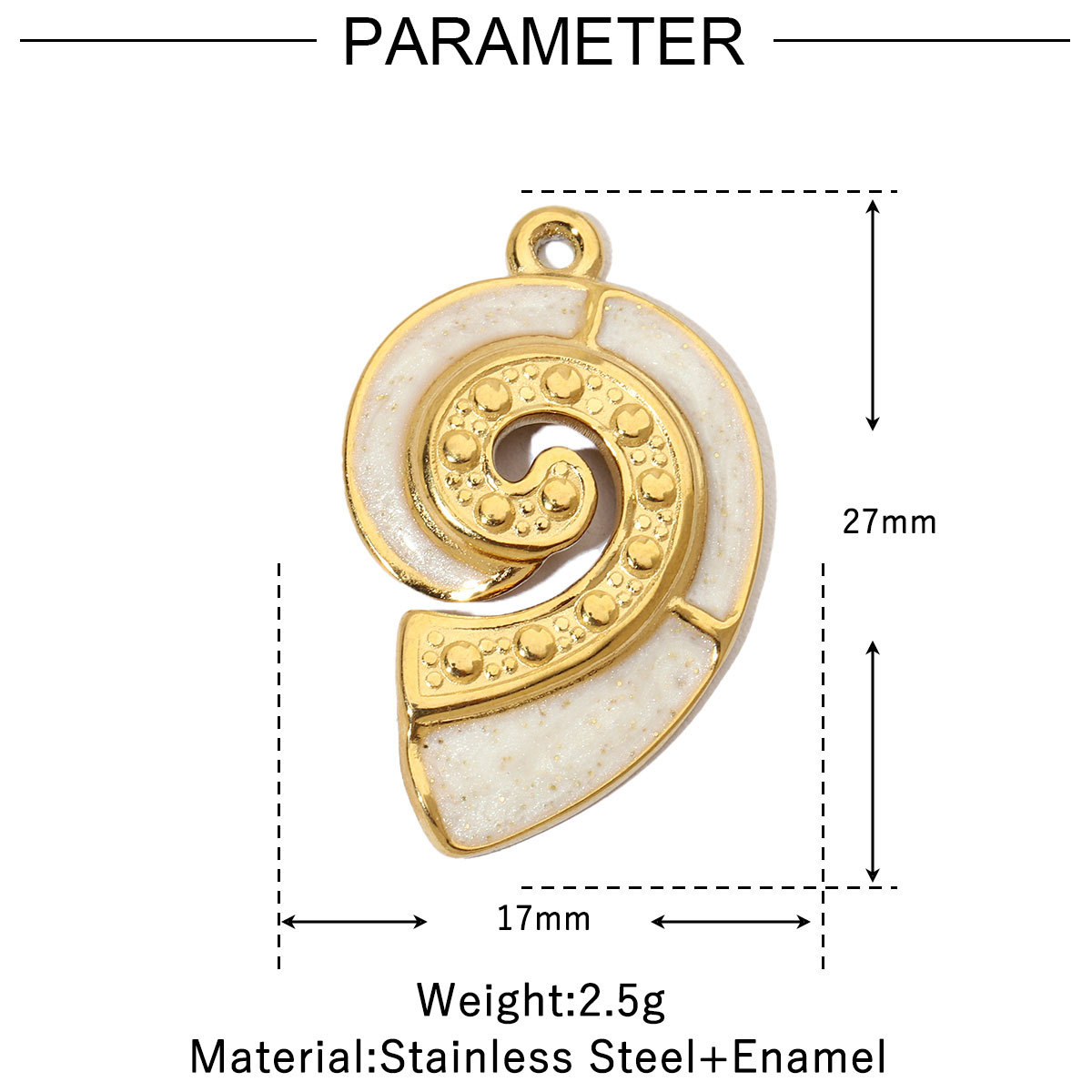 6pcs/pack Enamel Elephant Hamsa Hand Stainless Steel DIY Charms Women Heart Sun Shell Turtle Bee Neaclace Pendant Jewelry Making