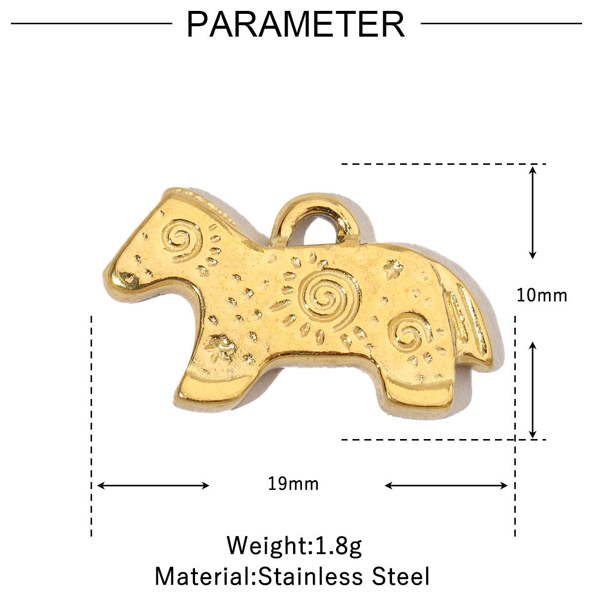 6pcs/pack Enamel Evil Eye Crab Butterfly Dog DIY Charms Women Stainless Steel Gold Plated Palm Tree Snake Neaclace Pendant Wholesale Jewelry Making