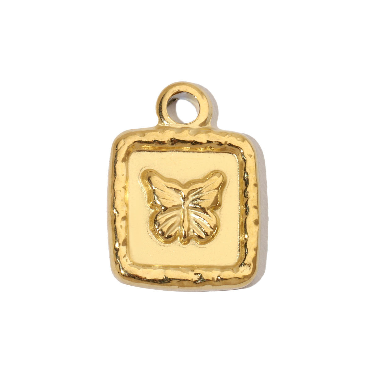 6pcs/pack Enamel Evil Eye Crab Butterfly Dog DIY Charms Women Stainless Steel Gold Plated Palm Tree Snake Neaclace Pendant Wholesale Jewelry Making