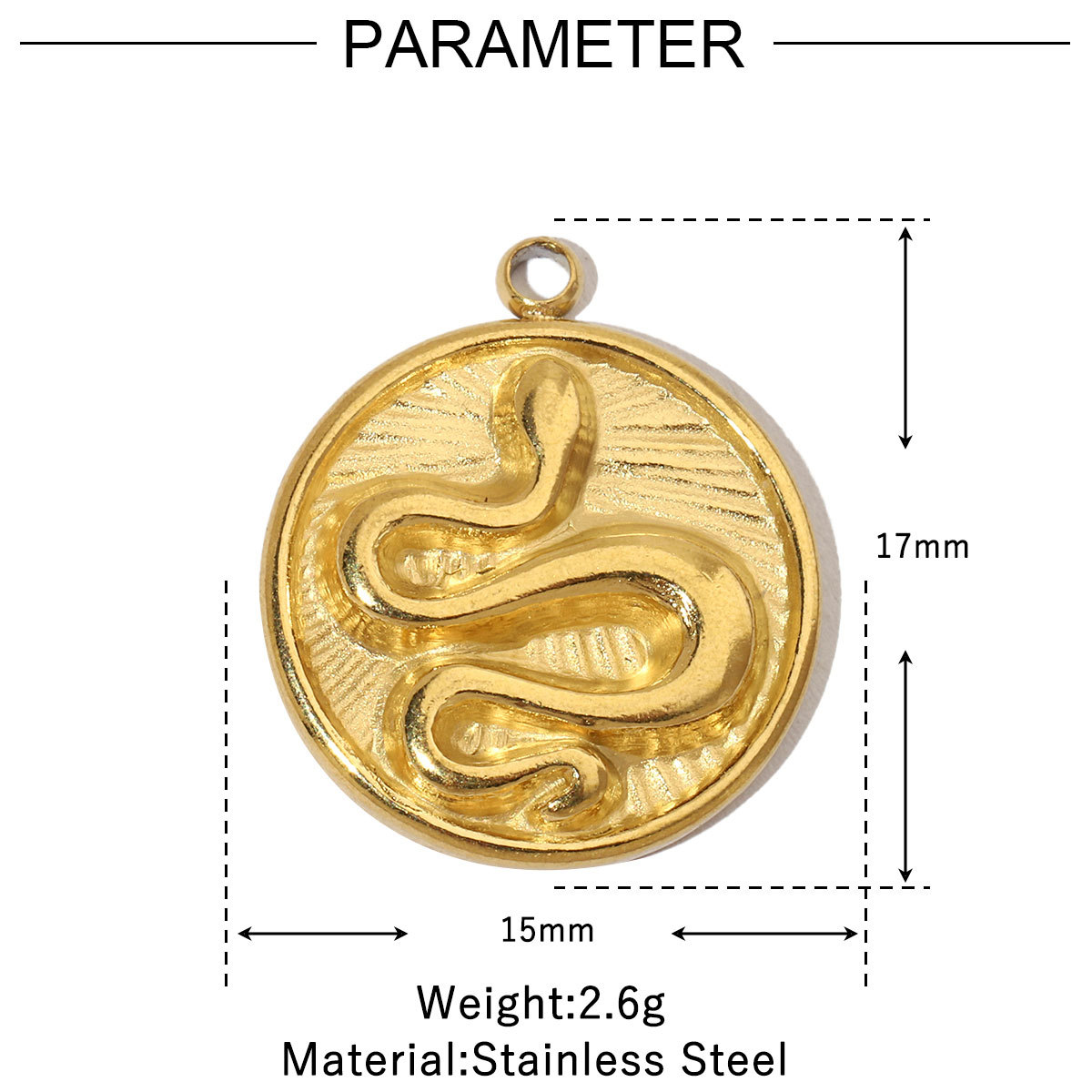 6pcs/pack Enamel Evil Eye Crab Butterfly Dog DIY Charms Women Stainless Steel Gold Plated Palm Tree Snake Neaclace Pendant Wholesale Jewelry Making