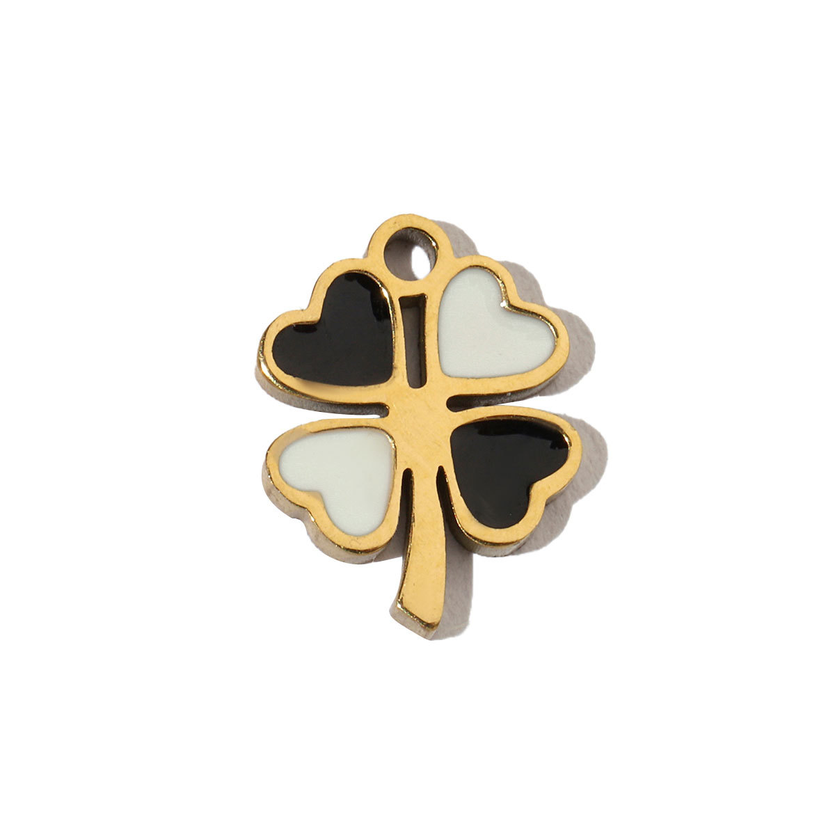 6pcs/pack Colorful Enamel Flower Fish Stainless Steel DIY Charms Angel Dolphin Female Neaclace Pendant Jewelry Wholesale