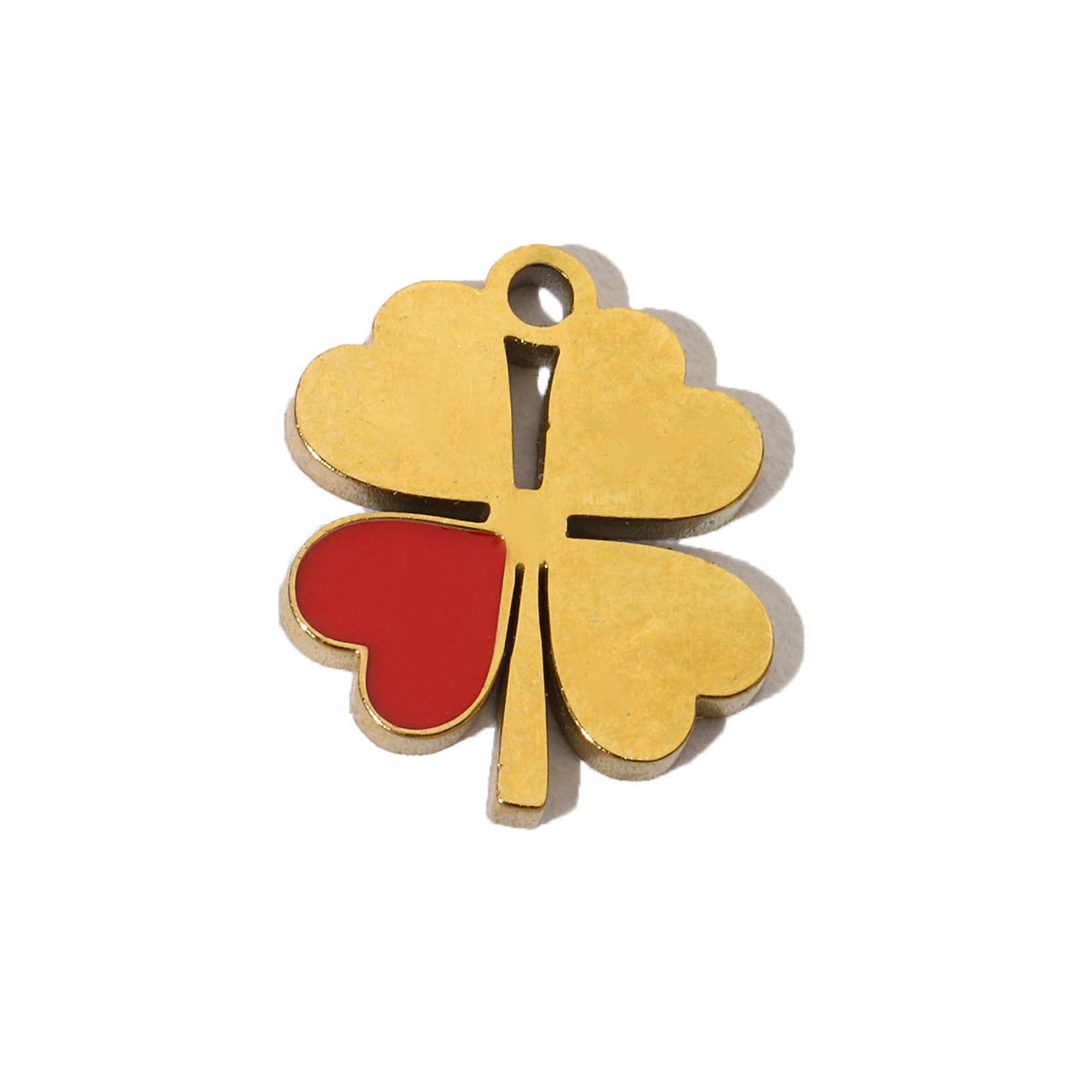6pcs/pack Colorful Enamel Flower Fish Stainless Steel DIY Charms Angel Dolphin Female Neaclace Pendant Jewelry Wholesale