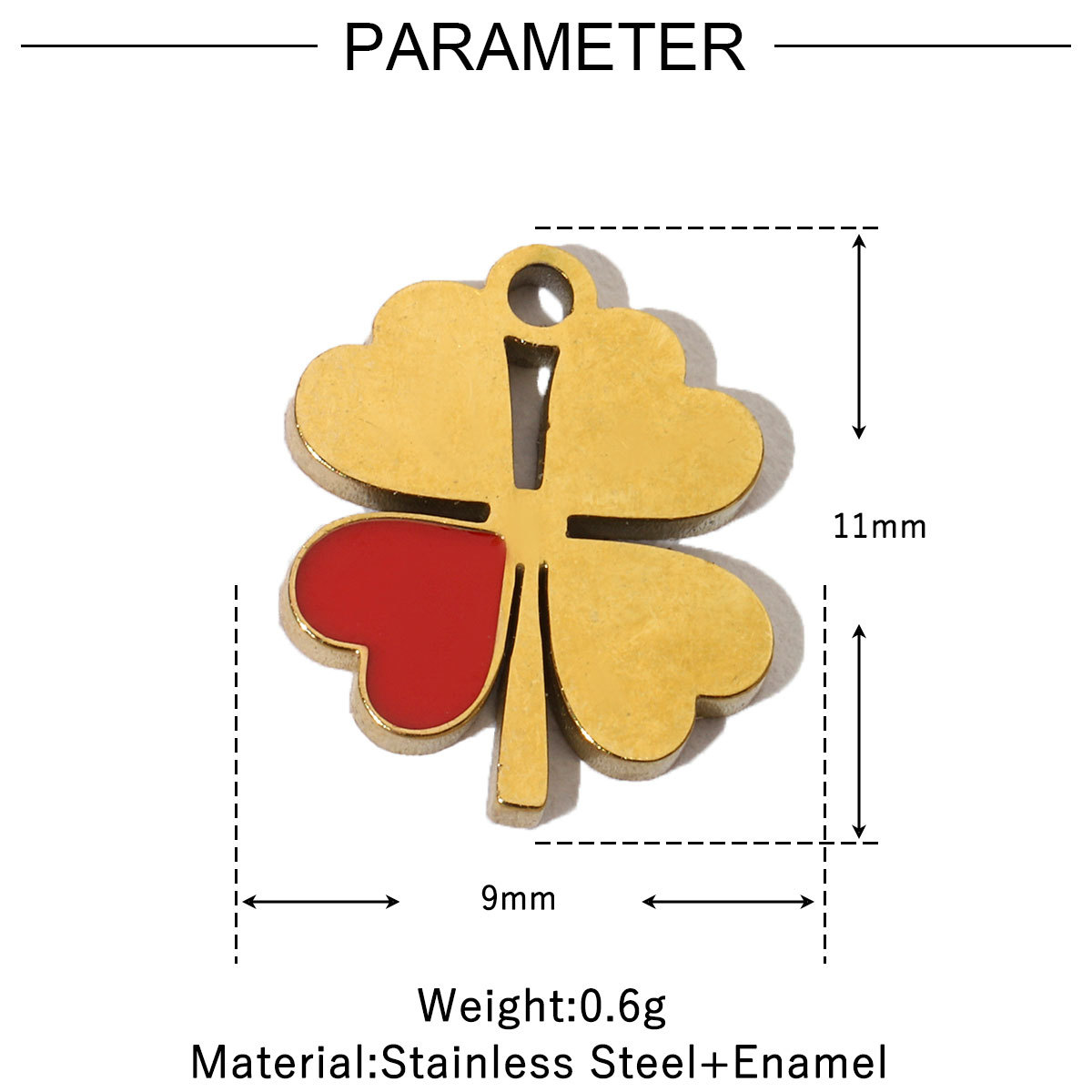 6pcs/pack Colorful Enamel Flower Fish Stainless Steel DIY Charms Angel Dolphin Female Neaclace Pendant Jewelry Wholesale