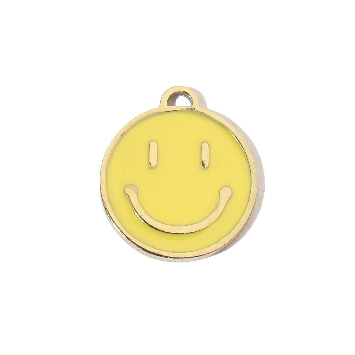 6pcs/pack Enamel Heart Fish Bear  DIY Earrings Charms Female Knot Musical Note Neaclace Pendant Stainless Steel Gold Plated Jewelry