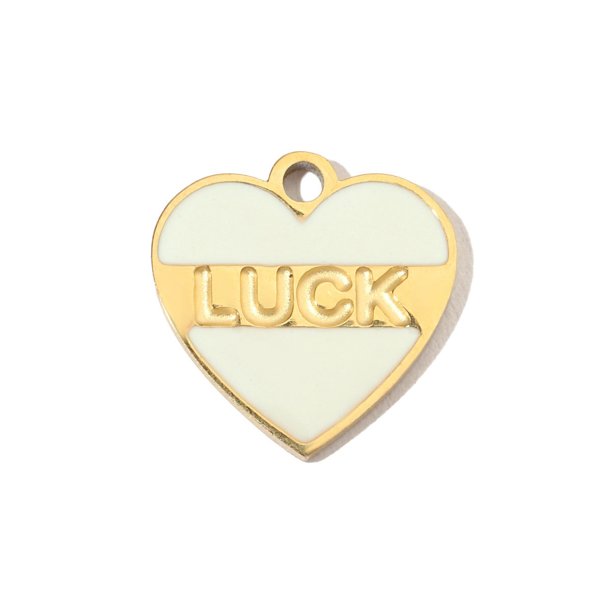 6pcs/pack Enamel Heart Fish Bear  DIY Earrings Charms Female Knot Musical Note Neaclace Pendant Stainless Steel Gold Plated Jewelry