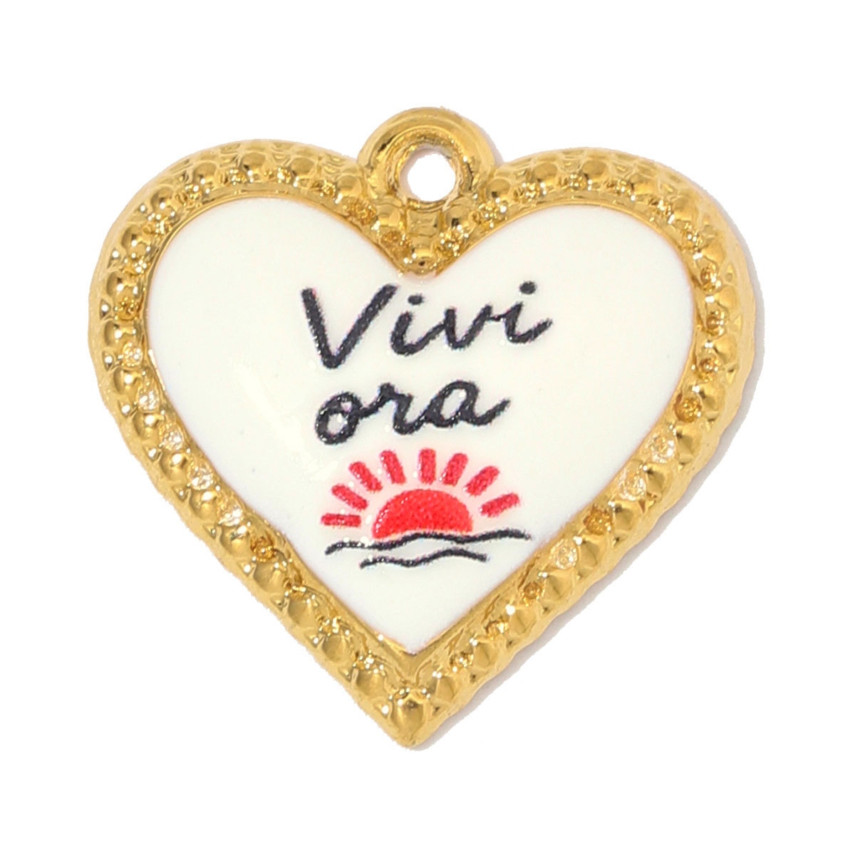 6pcs/Lot Stainless Steel Enamel Heart Oval DIY Charms Bike Coffee Cup Cat Necklace Pendants Woman Italian Wrods Jewelry Wholesale