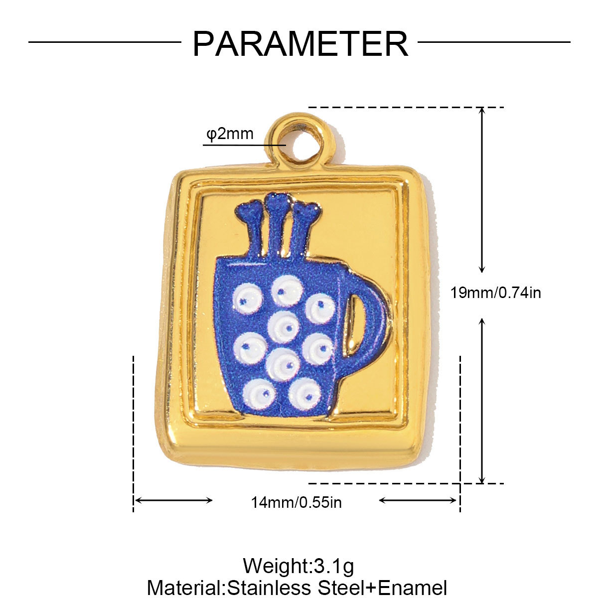 6pcs/Lot Stainless Steel Enamel Heart Oval DIY Charms Bike Coffee Cup Cat Necklace Pendants Woman Italian Wrods Jewelry Wholesale