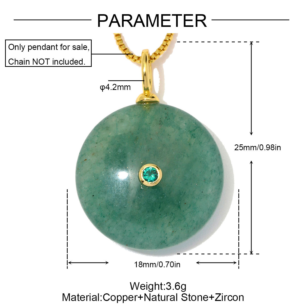6pcs/Lot Copper Natural Amazonite Tiger Eye Stone DIY Charms Zircon Flower Heart Necklace Pendants Woman Waterdrop Jewelry Wholesale