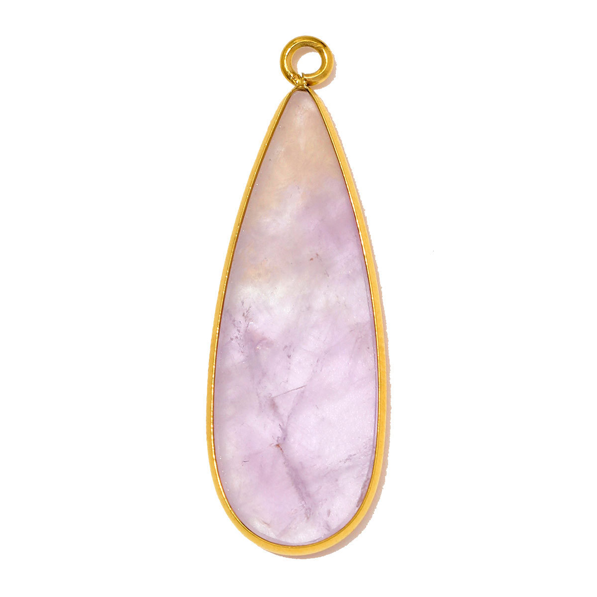 6pcs/Lot Stainless Steel Round Red Agate DIY Earring Charms Amethyst Natural Stone Necklace Pendants Woman Waterdrop Jewelry