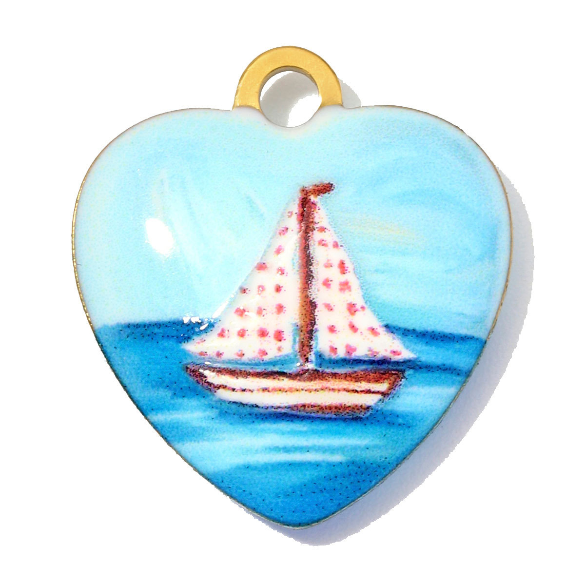 6pcs/Lot Stainless Steel Enamel Cat Swan DIY Earring Charms Sun Swimwear Necklace Pendants Woman Sail Boat Cup Jewelry Wholesale
