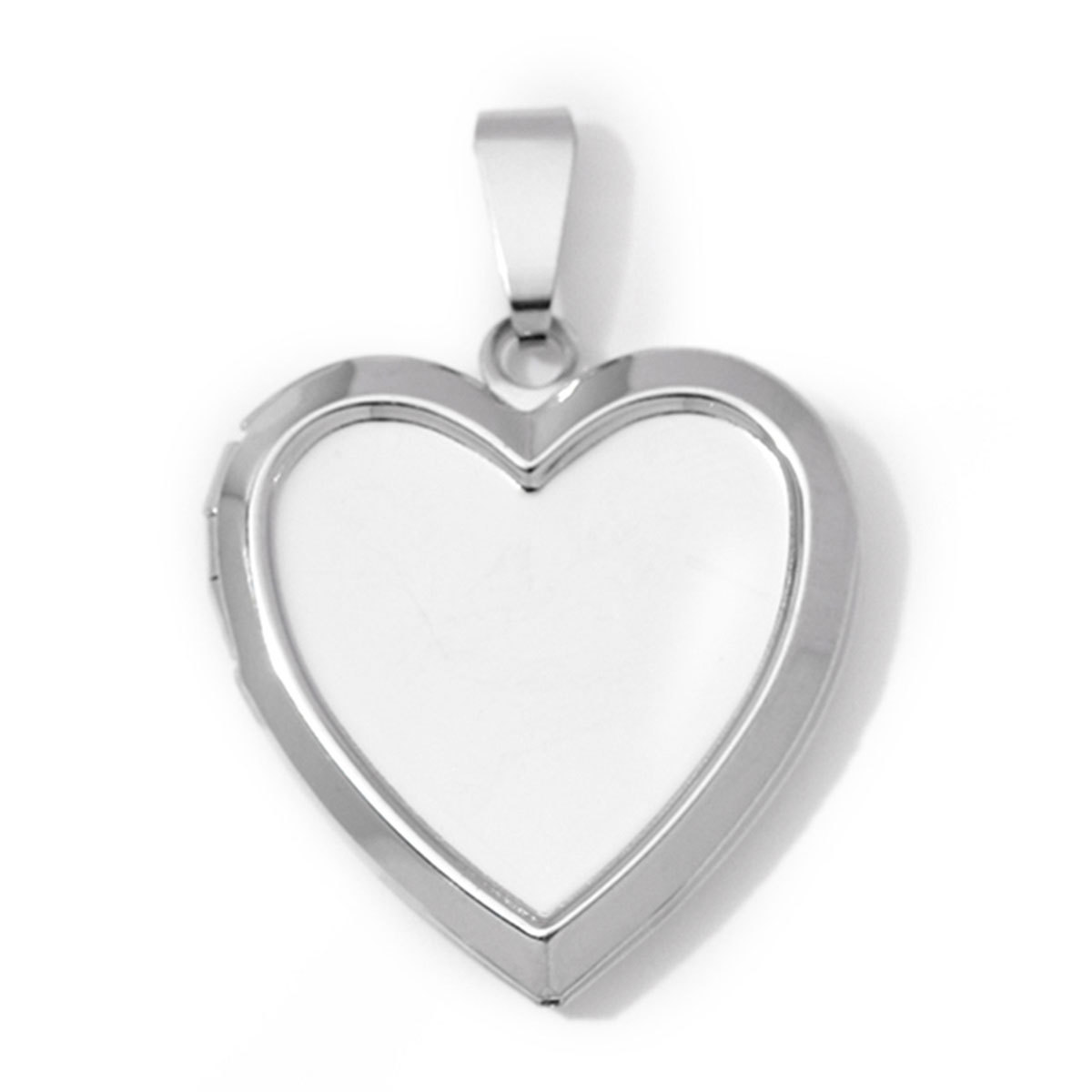 3pcs/Lot Stainless Steel Mirror Polish Love Heart Locket Pendant for Women Family Image Necklace Personalized Anniversary Gifts