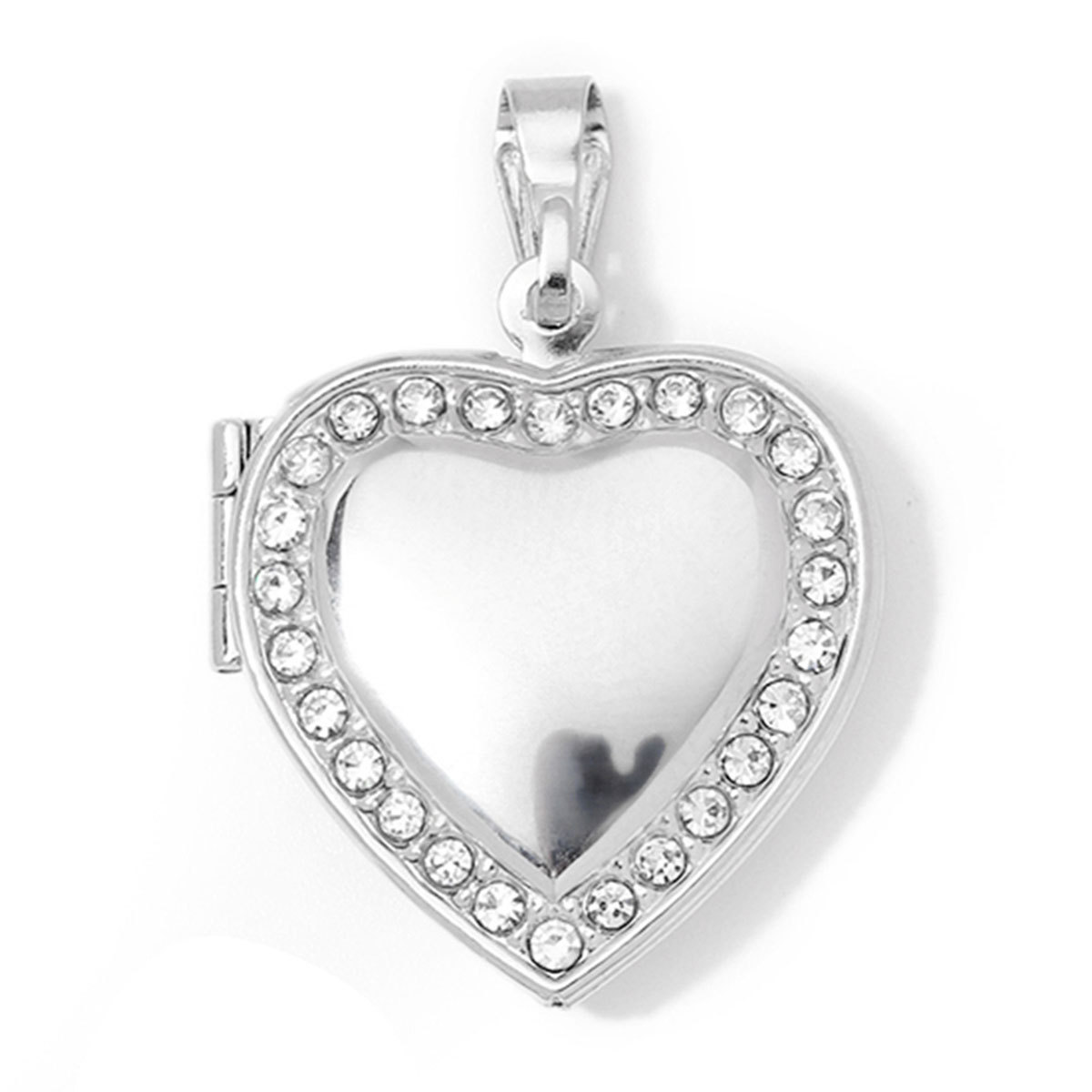 3pcs/Lot Stainless Steel Mirror Polish Love Heart Locket Pendant for Women Family Image Necklace Personalized Anniversary Gifts