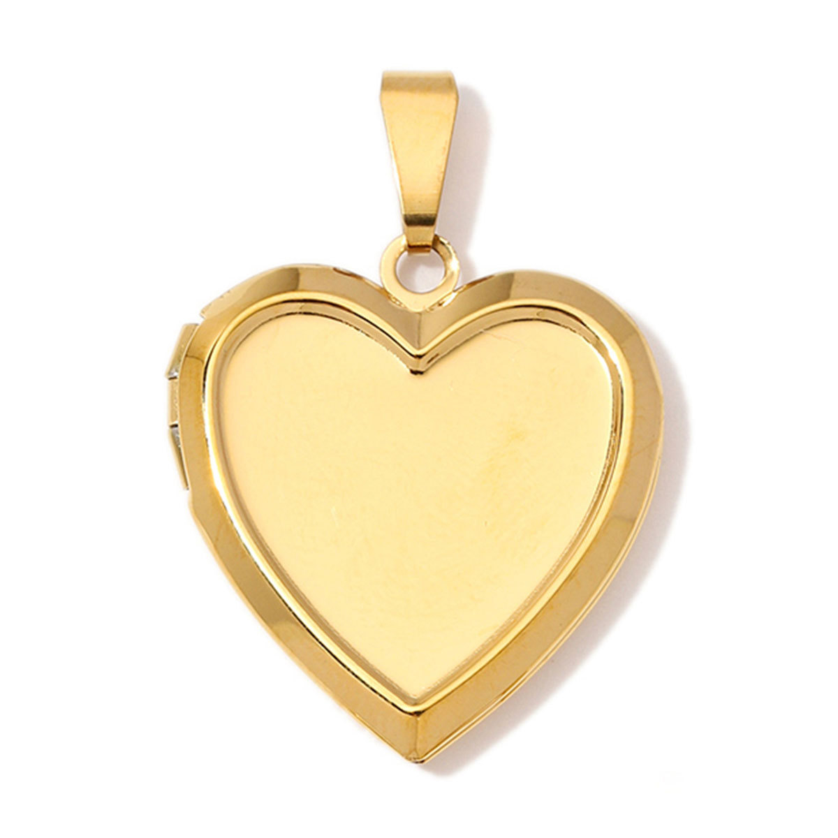 6pcs/Lot Wholesale Stainless Steel Hollow Heart Locket Charm Rhinestone Love Picture Box Necklace Pendant Woman Special Gift Jewelry
