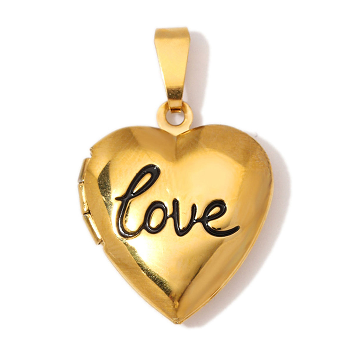 6pcs/Lot Wholesale Stainless Steel Hollow Heart Locket Charm Rhinestone Love Picture Box Necklace Pendant Woman Special Gift Jewelry
