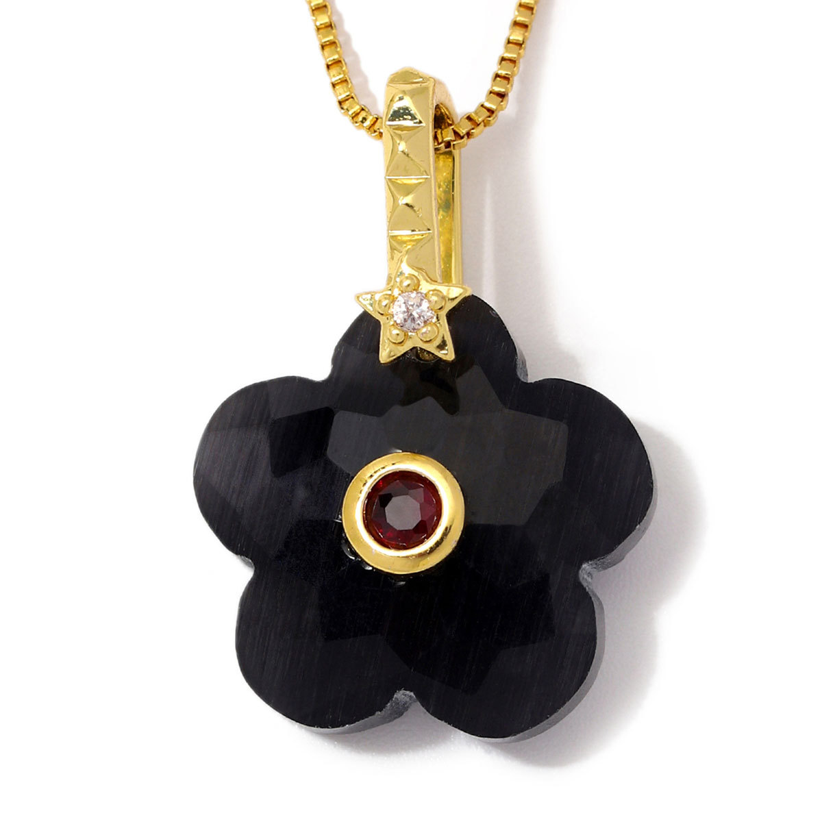 6pcs/Lot Copper Glass Stone Square DIY Charms Zircon Star Flower Shaped Necklace Pendants Woman Special Gift Jewelry Wholesale