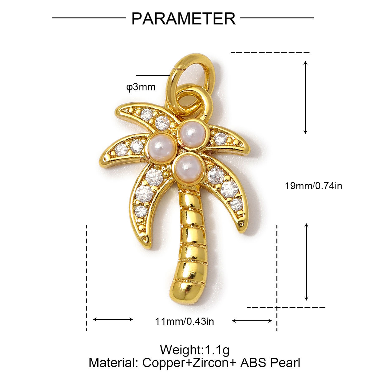 6pcs/Lot Copper Zircon Coffee Cup Butterfly DIY Bracelet Charms Sail Boat Heart Necklace Pendant Woman Rocket Jewelry Wholesale