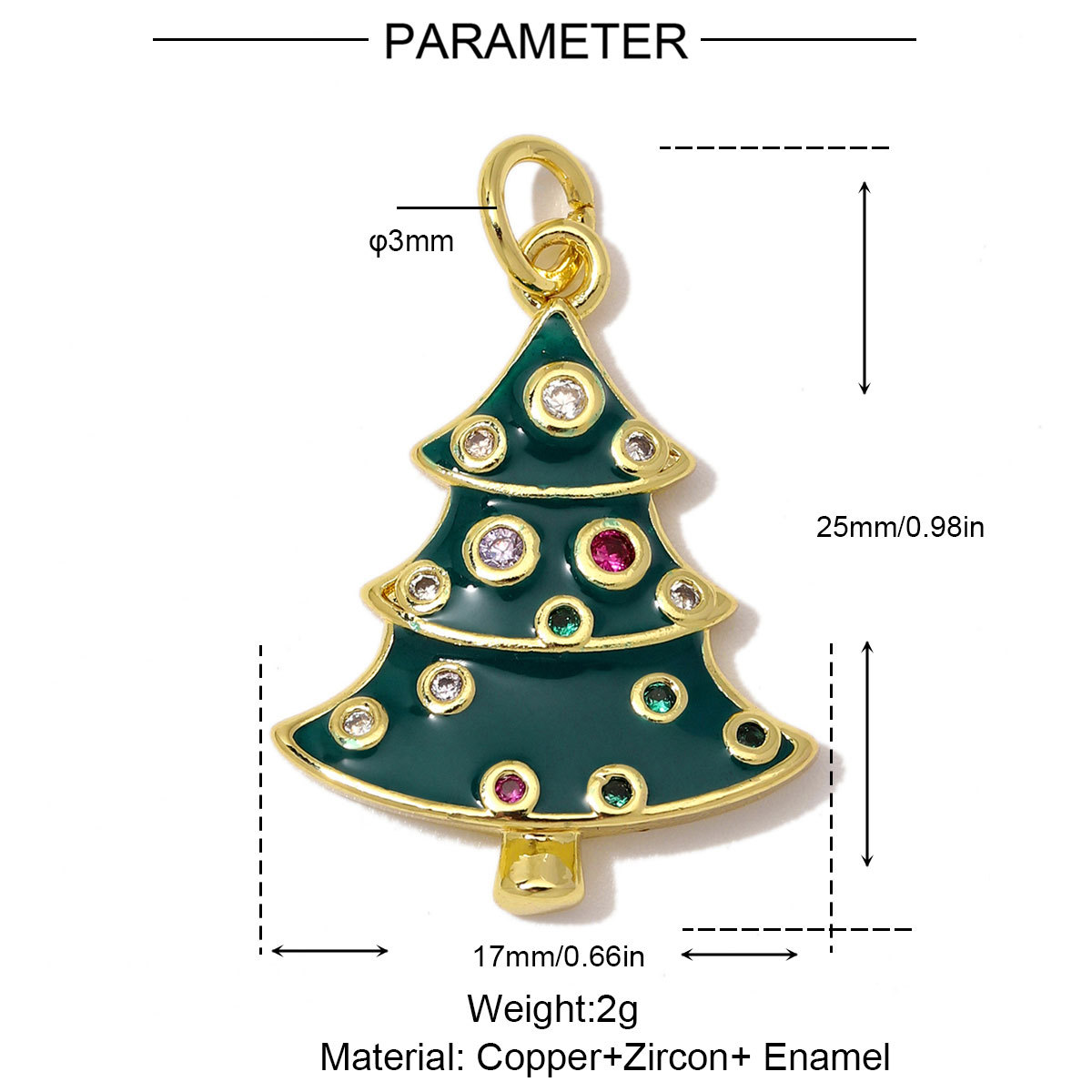 6pcs/Lot Wholesale Copper Zircon Santa Claus Bell DIY Bracelet Charms Snow House Necklace Pendant Woman Christmas Hat Gift Jewelry