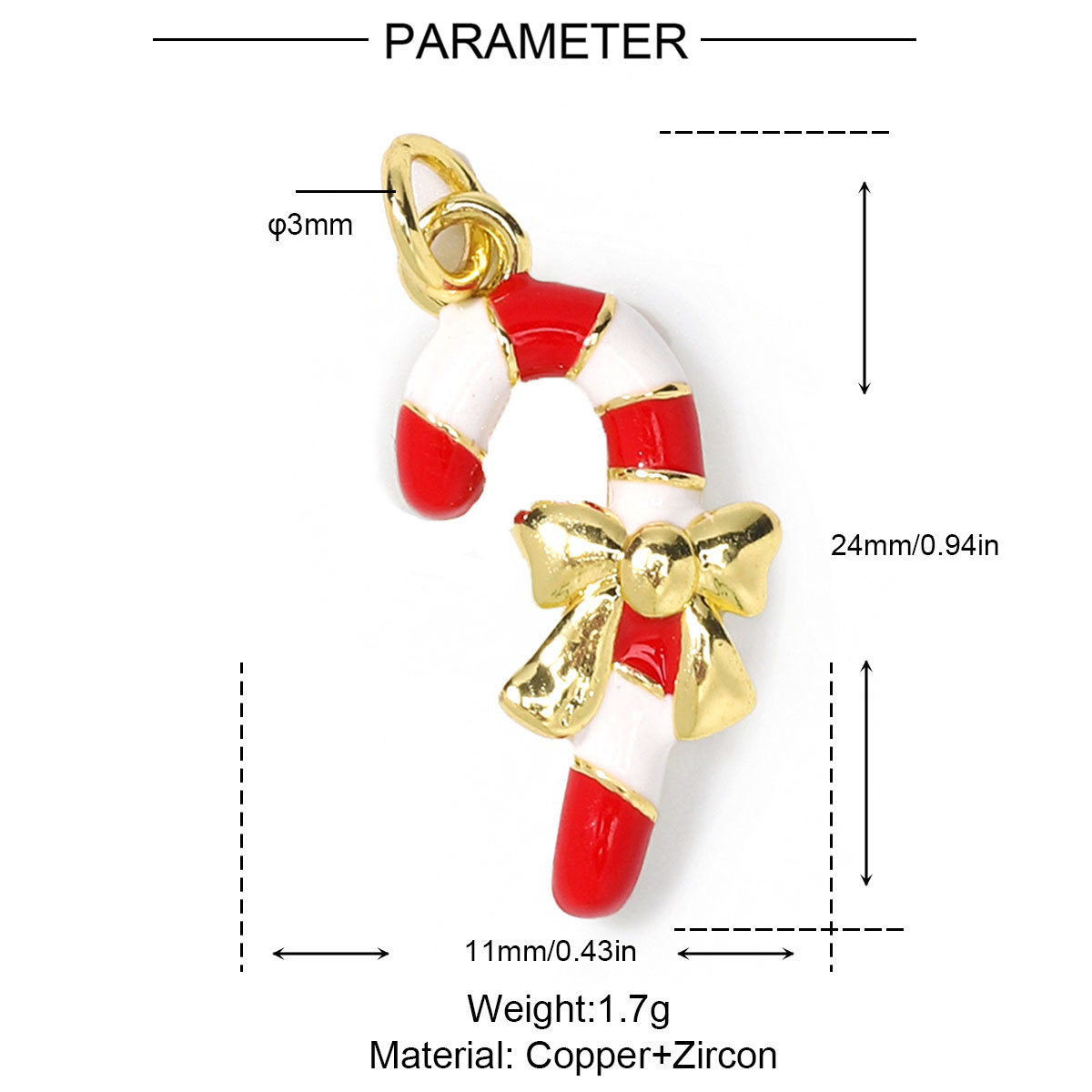 6pcs/Lot Wholesale Copper Zircon Santa Claus Bell DIY Bracelet Charms Snow House Necklace Pendant Woman Christmas Hat Gift Jewelry