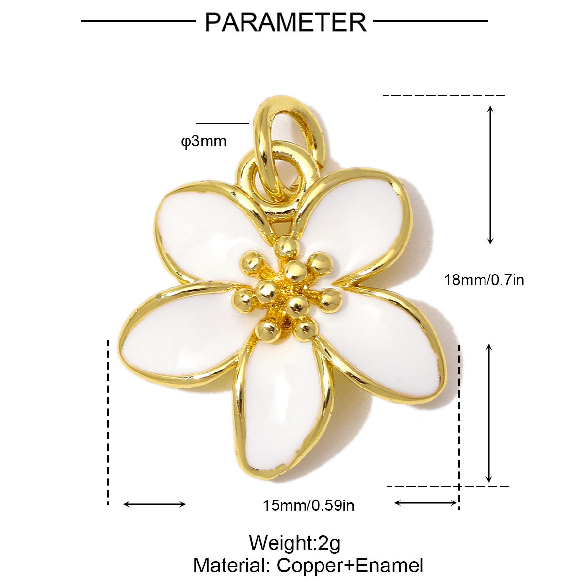 6pcs/Lot Copper Zircon Skull Fish DIY Bracelet Charms Crown Star Plane Necklace Pendant Woman Flower Horse Jewelry Wholesale