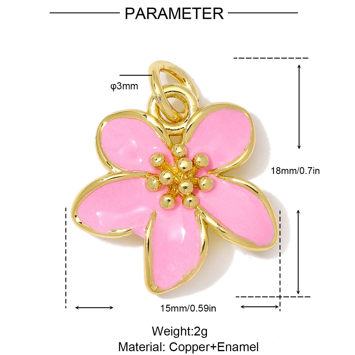6pcs/Lot Copper Zircon Skull Fish DIY Bracelet Charms Crown Star Plane Necklace Pendant Woman Flower Horse Jewelry Wholesale
