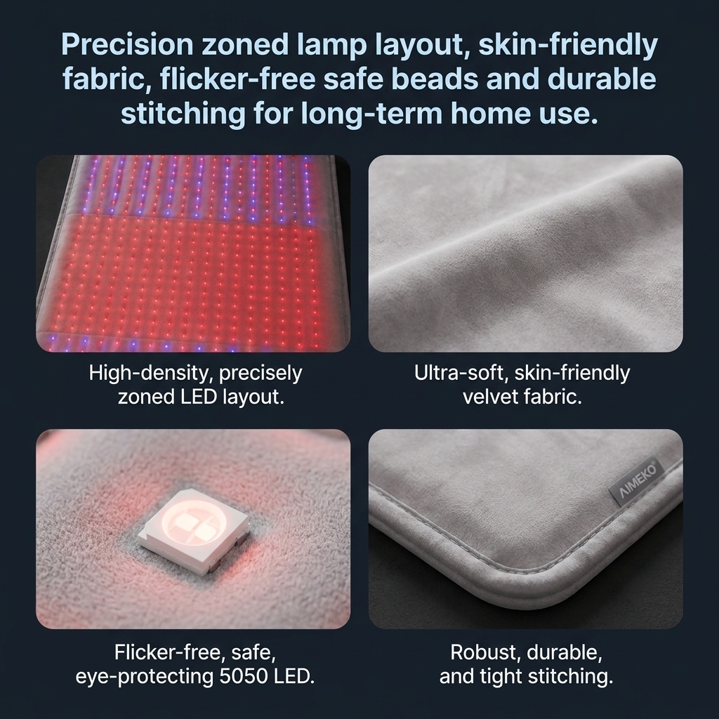 Full Body Red Light Therapy Mat Manufacturer | AIMEKO LED Infrared Therapy Mat OEM Supplier
