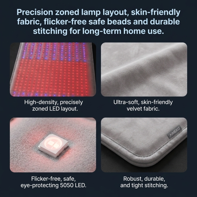Full Body Red Light Therapy Mat Manufacturer | AIMEKO LED Infrared Therapy Mat OEM Supplier