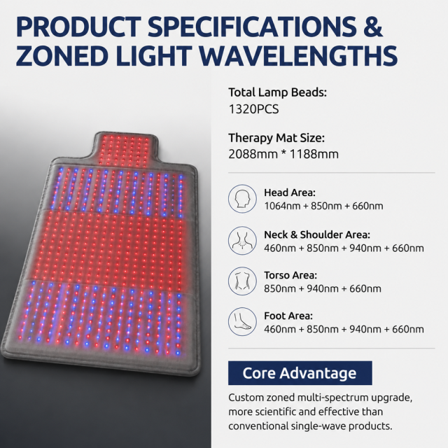 Full Body Red Light Therapy Mat Manufacturer | AIMEKO LED Infrared Therapy Mat OEM Supplier