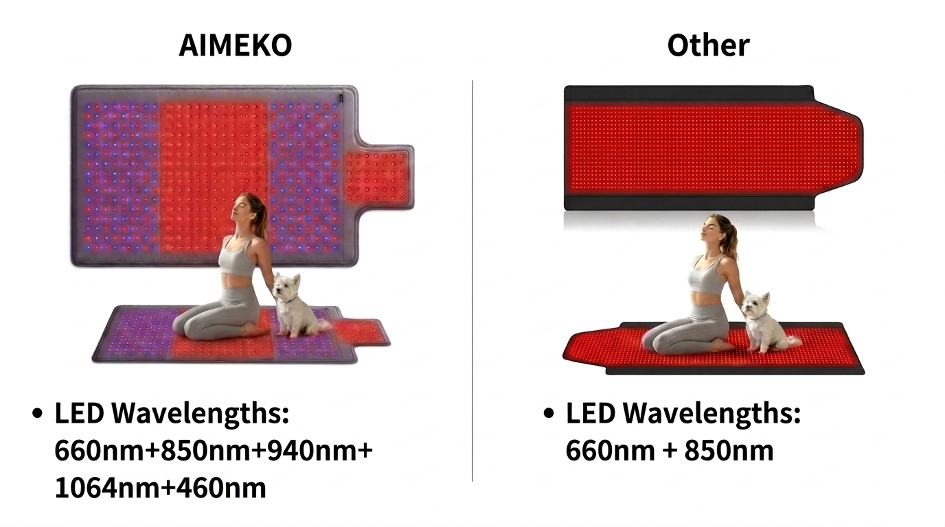 Full Body Red Light Therapy Mat Manufacturer | AIMEKO LED Infrared Therapy Mat OEM Supplier