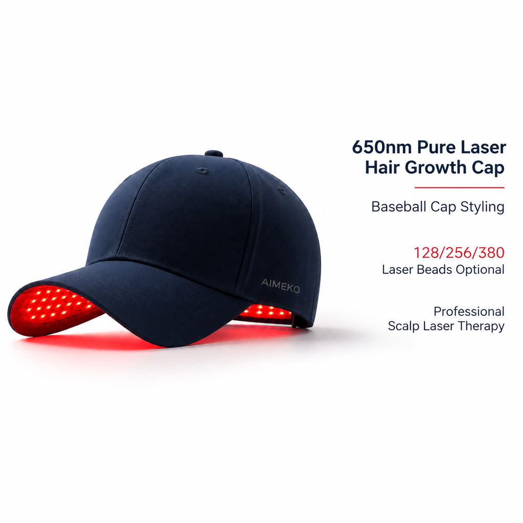 AIMEKO 650nm Pure Laser Hair Growth Cap Professional Single-Wavelength Laser Hair Growth Solution