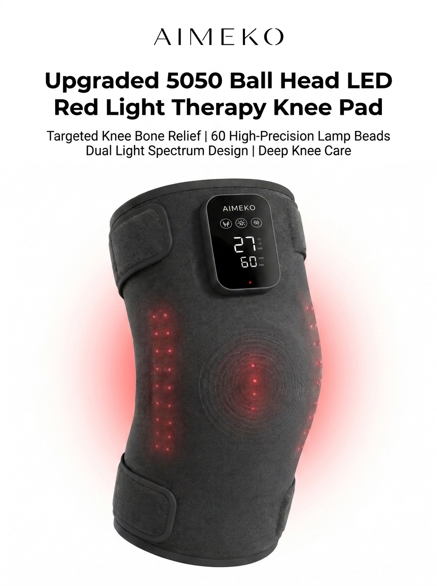 AIMEKO Red Light Therapy Knee Wrap Customized Dual-Zone LED Wellness Solution For Wearable Applications