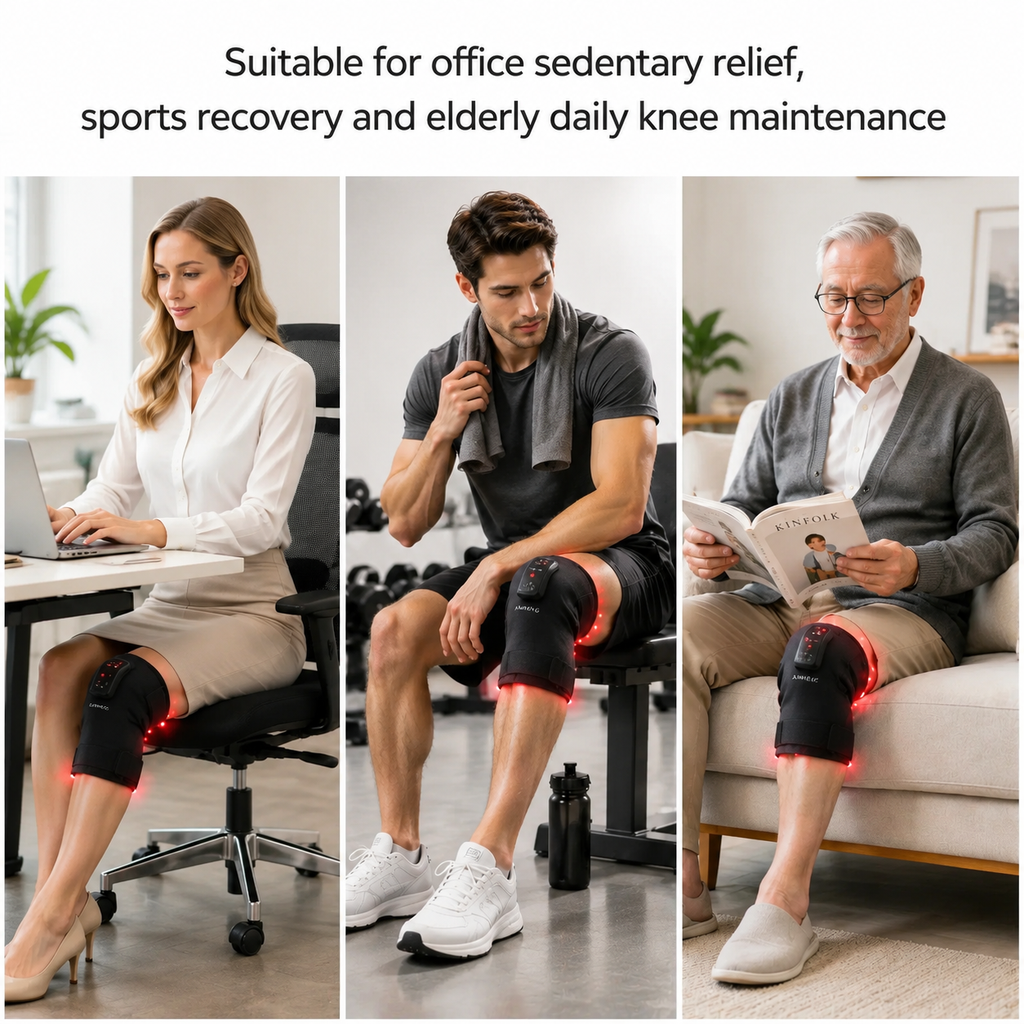 AIMEKO Red Light Therapy Knee Wrap Customized Dual-Zone LED Wellness Solution For Wearable Applications