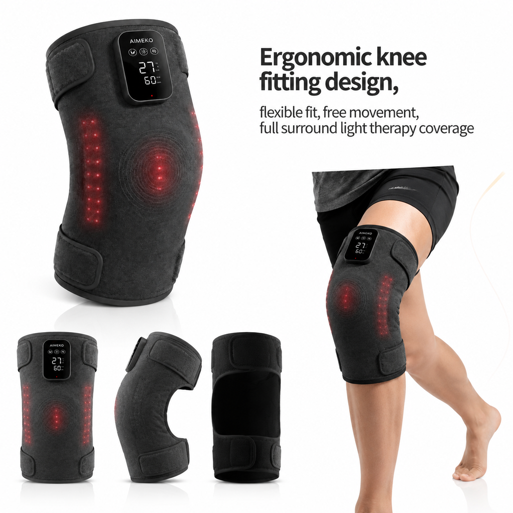 AIMEKO Red Light Therapy Knee Wrap Customized Dual-Zone LED Wellness Solution For Wearable Applications