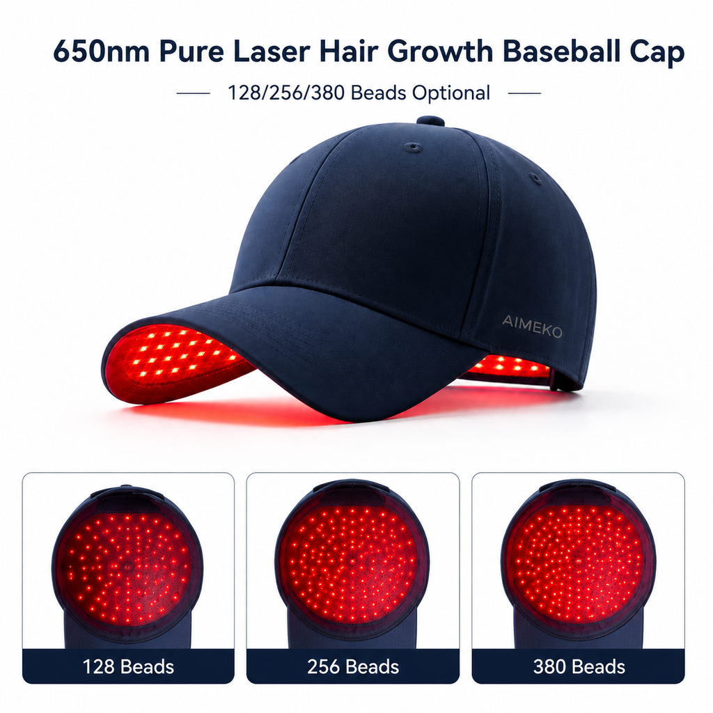 AIMEKO 650nm Pure Laser Hair Growth Cap Professional Single-Wavelength Laser Hair Growth Solution